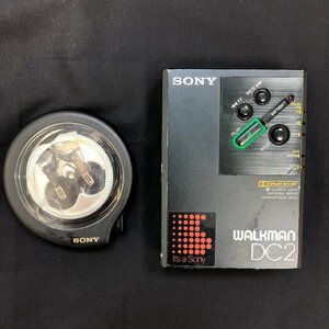 【5YO光12001F】SONY★ソニー★カセットプレイヤー★ウォークマン★WALKMAN WM-DC2★イヤホン★MDR-E464★動作確認済★稼働★現状品