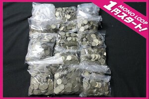 【6j古11036E】★1円スタート★100円銀貨★約15㎏★大量おまとめ★昭和★記念硬貨★銀貨★東京オリンピック★鳳凰★稲穂★百円★現状品