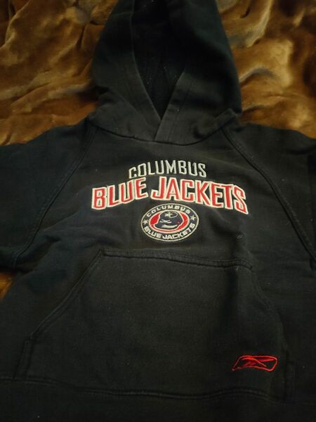 【子供 冬用パーカー】COLUMBUS BLUE JACKETS