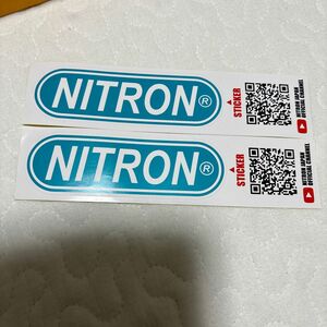 NITRON ナイトロン　 ステッカー　 レーシング　2枚セット