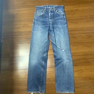  usedバレンシア工場製　ＵＳＡ　LEVI'S 復刻　501xx 555米国製　W30 L36赤耳 リーバイス　