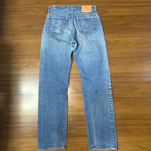 used80's USA製 リーバイス Levis 501 赤耳 デニムパンツ (W31L36)ビンテージ　バレンシア工場_画像2