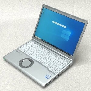 お宝アキバ/中古動作品7日保証 Let's note CF-SV 12.6型 i5-8350U アップデートで11可 SSD256 メ8 累2250h 電99％9h 梱80 大4433