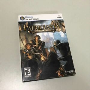 Z10362 ◆PATRICIAN Ⅳ 4 Windows PCゲームソフト