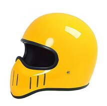 新品 SIMPSON 風 アメリカン ツーリング ヘルメット イエロー サイズ選択可 _画像2