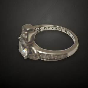Vivienne Westwood 指輪 リング Ismene Orb Ring クリスタル オーブ SV925 XSサイズ アクセサリー シルバー キラキラ ラグジュアリーの画像9