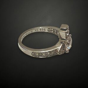 Vivienne Westwood 指輪 リング Ismene Orb Ring クリスタル オーブ SV925 XSサイズ アクセサリー シルバー キラキラ ラグジュアリーの画像8