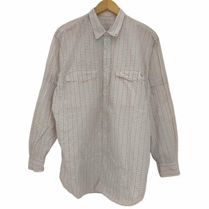 papas(パパス) チェック コットンシャツ メンズ import：M 中古 古着 0345