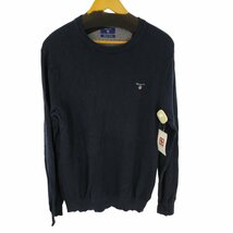 GANT(ガント) ワッフル地 クルーネックニット メンズ JPN：XL 中古 古着 1223_画像1