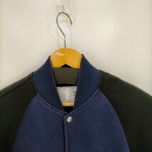 Sacai(サカイ) レザー切替スタジャンスウェット メンズ JPN：1 中古 古着 0517_画像3