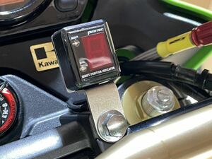 シフトポジションインジケーター ブラケット ステンレス製 ZRX1200 他車種流用可能 カワサキ ヤマハ ホンダ スズキ ハーレー ドゥカティ