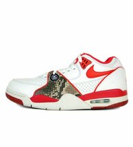 ナイキ NIKE × ステューシー STUSSY ■ 【 AIR FLIGHT 89 LOW White Habanero Red FD6475 101 】 ローカット スニーカー　w16723_画像1