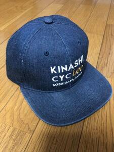 木梨サイクル kinashi cycle Lee コラボ デニム キャップ CAP 帽子 スナップ バック 木梨憲武 とんねるず