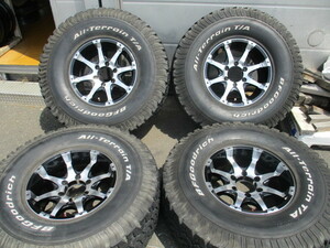 MKW MK-26 16×8J +0/PCD139.7&グッドリッチ 315/75R16 ホワイトレター☆リフトアップ/ランクル/80/プラド/ハイラックス/サファリ/パジェロ