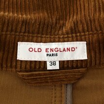 新品 6.4万 オールドイングランド コーデュロイ フレンチ ワーク ジャケット 38(L) 茶 【J49483】 秋冬 メンズ OLD ENGLAND ブルゾン_画像10