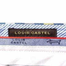 新品 ルイカステル ゴルフ 秋冬 サキソニー チェック パンツ 80(M) 黄緑 紺 【P30466】 LOUIS CASTEL GOLF ストレッチ メンズ_画像8