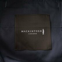 新品 2.8万 マッキントッシュロンドン ウール混 サキソニー イージーパンツ 38(M) 灰 【P28214】 MACKINTOSH LONDON パンツ 秋冬 メンズ_画像9