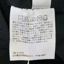 k2537 UNIQLO ユニクロ パーカー フルジップ スポーツウェア ポケット S 黒 無地 メンズ シンプル 古着 万能 ベーシックカジュアルスタイル_画像10