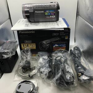 ★超美品★パナソニック デジタルハイビジョンビデオカメラ TM750 内蔵メモリー96GB メタリックグレー HDC-TM750-H