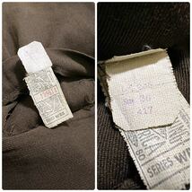 1,000円スタート / 1940s US Vintage Rayon Gabardine Half Coat / アメリカン ビンテージ ハーフコート ギャバジャン カーコート ブラウン_画像8