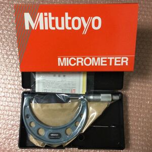 日本製 ミツトヨ 75~ 100mm OM-100 標準 外側 マイクロメータ Mitutoyo 103-140 スタンダード マイクロメーター 未使用品