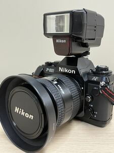 1円スタート Nikon F-501 AF NIKKOR 24-50mm 1:3.3-4.5 SPEEDLIGHT SB-23美品 ニコン フィルムカメラ レンズ フラッシュ