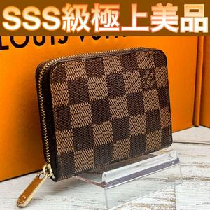 SSS級極上美品ダミエ ジッピーコインパースラウンド小銭入れ コインケース 財布