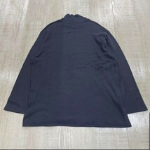 20AW 新品 未使用 VEIN CO SMOOTH CROSS HIGHNECK L/S TEE NAVY ヴェイン クロス ハイネック ロングスリーブtee ネイビー系 2 定価¥19800_画像2