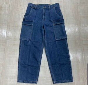 新品 未使用 RELAX FIT HANDSFREE DENIM PANTS リラックスフィット ハンドフリー デニム パンツ インディゴ系 サイズM 定価 ¥16280