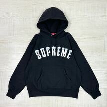 20aw 2020 Supreme シュプリーム ICY ARC HOODED SWEATSHIRT アイシー アーク フーディー スウェットシャツ ロゴ パーカー ブラック 系 S_画像1