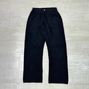 21aw 2021 AURALEE BABY CASHMERE KNIT PANTS A21AS08BC オーラリー ベビー カシミヤ ニット パンツ BLACK ブラック 系 サイズ 1