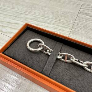 2019 年購入 未使用 国内正規 購入 HERMES エルメス シェーヌ ダンクル GM 13コマ ブレスレット CHAINE D'ANCRE BRACELET H101672Bの画像3