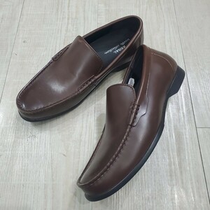 REGAL リーガル レザー スリッポン シューズ 革靴 茶 ブラウン 靴 サイズ 24.5cm