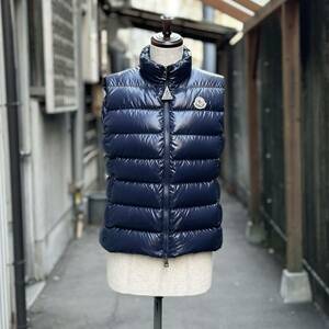 2020 年購入 国内正規 MONCLER モンクレール GHANY GILET ガーニー ジレ ジップアップ DOWN VEST ダウン ベスト NAVY ネイビー 系 サイズ 2