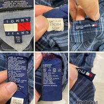 Tommy Jeans チェック シャツ サイズ XXL 半袖シャツ 半袖 チェック柄 トミー ジーンズ_画像10