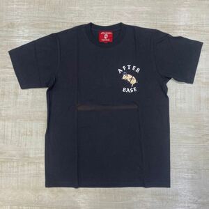 新品 afterbase アフターベース ピッグ Tシャツ チャコール サイズ M ロゴTシャツ