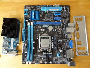 ASUS PBH61-M LX2 R2.0 CPU core i5-2320 3.00GHZ 付 Micro ATXボード Windows10動作品　写真の全て