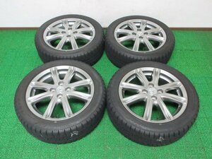 L644【送料無料 在庫処分】195/50R16 超溝高 8.5~9分山 スタッドレス GARIT GIZ アルミ ホイールセット 4本 トヨタ 130系 ヴィッツ RS 純正