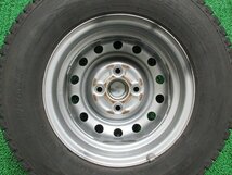 D721【送料無料】145/80R12 80/78 6PR 超溝高 スタッドレス WINTERMAXX SV01 2021年製 ホイールセット 4本 激安 軽トラ 軽バン アクティ 等_画像9