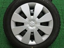 T824【送料無料】155/65R14 超溝高 8~8.5分山 ブリヂストン スタッドレス VRX 2020年製 ホイールセット 4本 スズキ ワゴンR 純正 激安 ♪♪_画像6