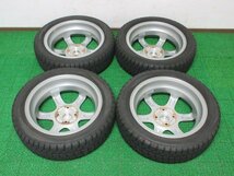 T828【送料無料 在庫処分!!】165/55R15 超溝高 8.5分山 スタッドレス WINTERMAXX WM02 ♪ アルミ ホイールセット 4本 激安 N-BOX タント eK_画像10