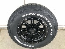 新品 Black Mamba FJクルーザー ハマーH3 17インチタイヤホイールセット TOYO OPEN COUNTRY RT 265/65R17 265/70R17 285/70R17_画像6