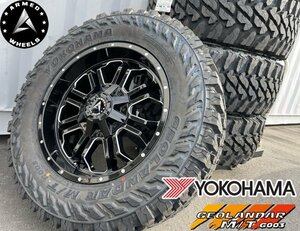 ARMED OFFROAD シルバラードアバランチ シエラ 20インチマッドタイヤホイール YOKOHAMA GEOLANDAR MT G003 275/55R20 285/55R20 295/55R20