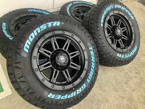 新品 Black Mamba FJクルーザー ハマーH3 17インチタイヤホイールセット MONSTA TERRAIN GRIPPER 265/65R17 265/70R17