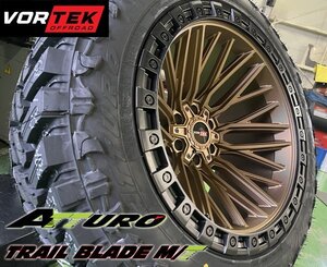 新品 VORTEK VRT608 20x12 ハイラックス サーフ プラド 20インチマッドタイヤホイールセット ATTURO TRAIL BLADE MT 33x12.50R20