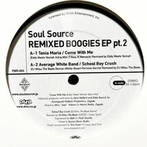soul source / remixed boogies EP pt.2 cr599ho332312 tania maria come with me average white band boys town gang 君の瞳に恋してる_画像2