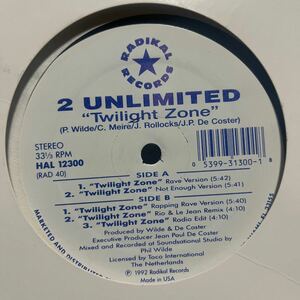 2 unlimited / twilight zone EP cr535db2312