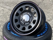 【送料無料】 新品 200系 ハイエース daytona‘s デイトナ 16インチ6.5J+38 6H-139.7 TOYO H30 215/65R16Ｃ 109/107 R ホワイトレター_画像4