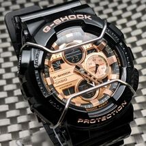 G-SHOCK GA-140GB ガリッシュカラー [ローズゴールド] + ショックバンパー (電池新品)_画像1