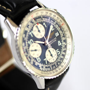 【BREITLING】ブライトリング オールド ナビタイマー A13322 ブルーダイヤル メンズ 自動巻き 腕時計の画像4